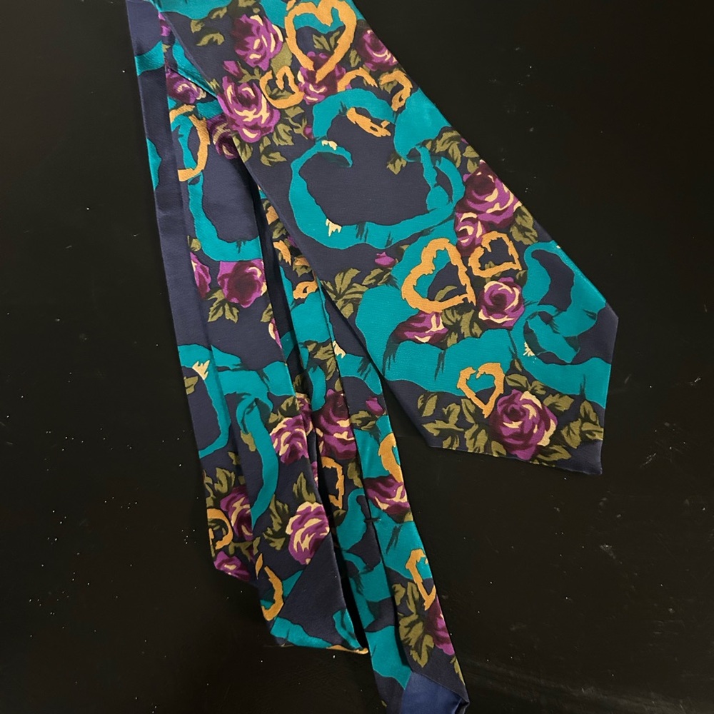 Vintage Beatles Silk Necktie ALL YOU NEED IS LOVE
